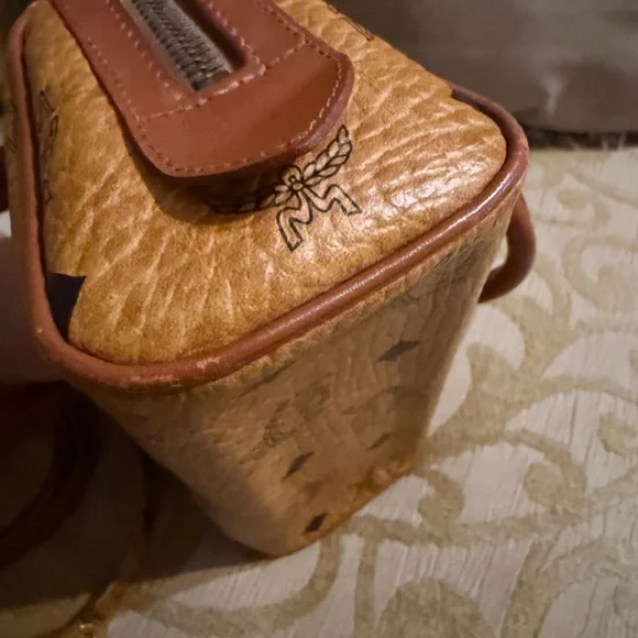 MCM mini Boston with detachable straps with COA preowned - Picture 9 of 16